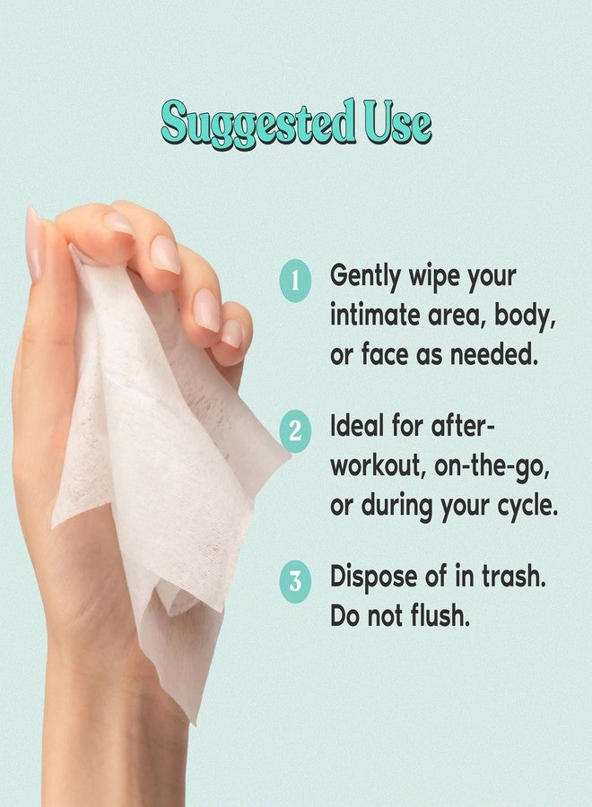 Her Fantasy Box | Everywhere Wipes – 100% Organic Cotton, Gentle & Refreshing, pH-Balanced, Fragrance-Free, Plant-Powered for Body, Face & Intimate Areas, Ideal for Sensitive Skin - 1 Pack, 15 Wipes - Image 5